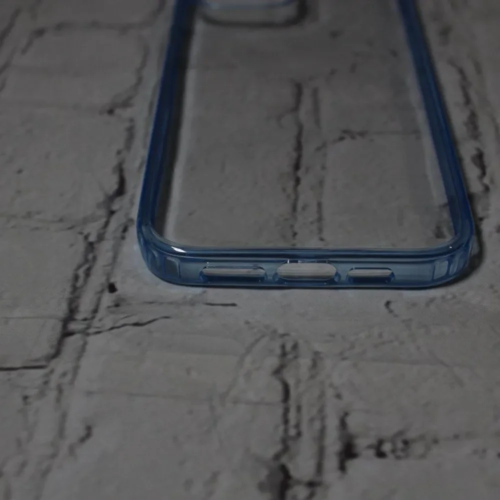 iPhone 12 Pro Max Clear Phone Case LIGHT BLUE‎